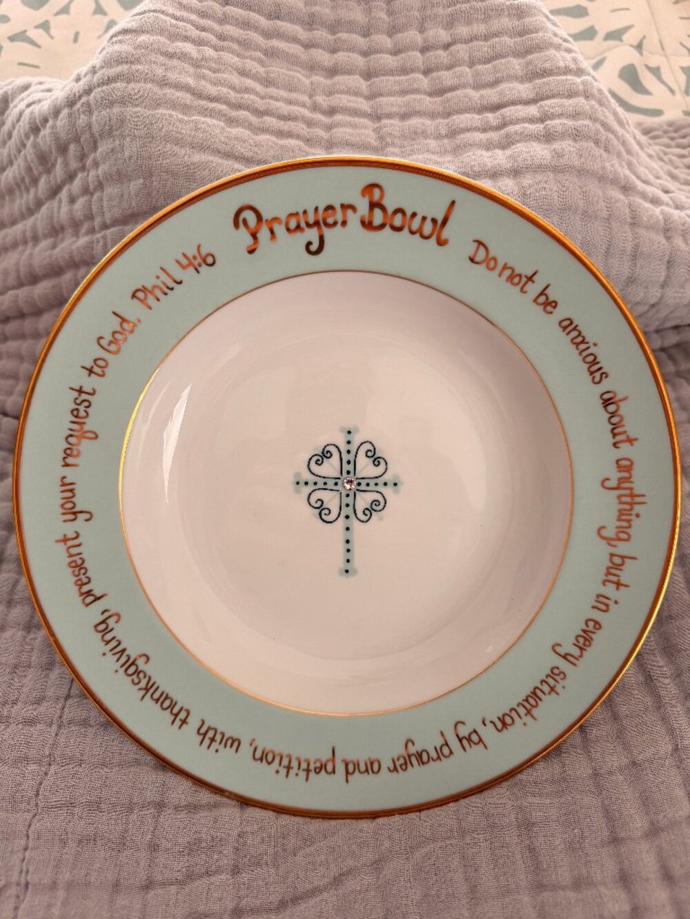 Prayer Bowl Made in Portugal - EUC